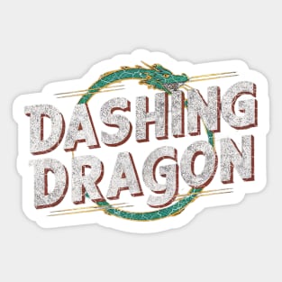 Dashing Dragon - Door Dasher Delivery Driver Sticker